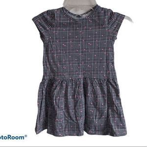 H and M plaid dress‎ size 4-6 years